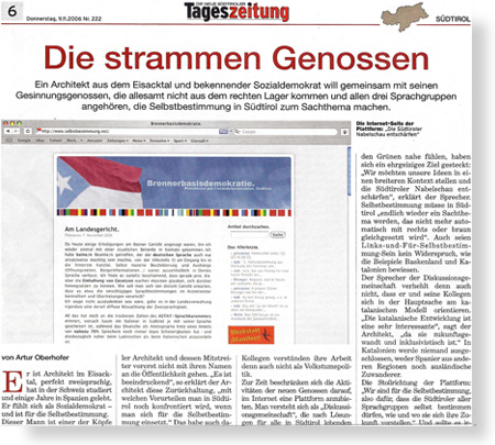 Die strammen Genossen.