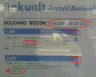 Ankunft.