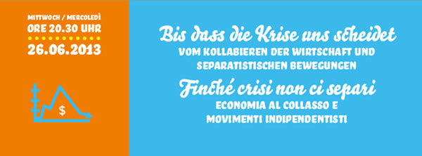 Eurac Science Café: Bis dass die Krise uns scheidet.