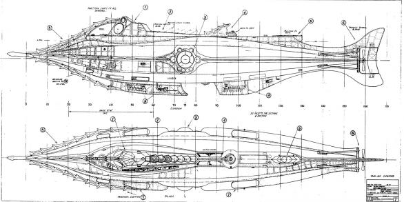 Jules Vernes' Nautilus (Quelle: cloudster.com)