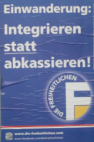 Plakat Freiheitliche.