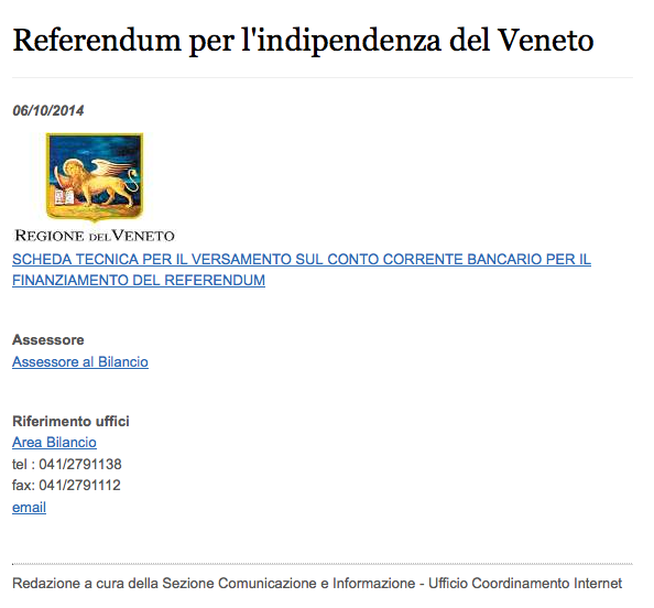 Referendum per l'indipendenza...