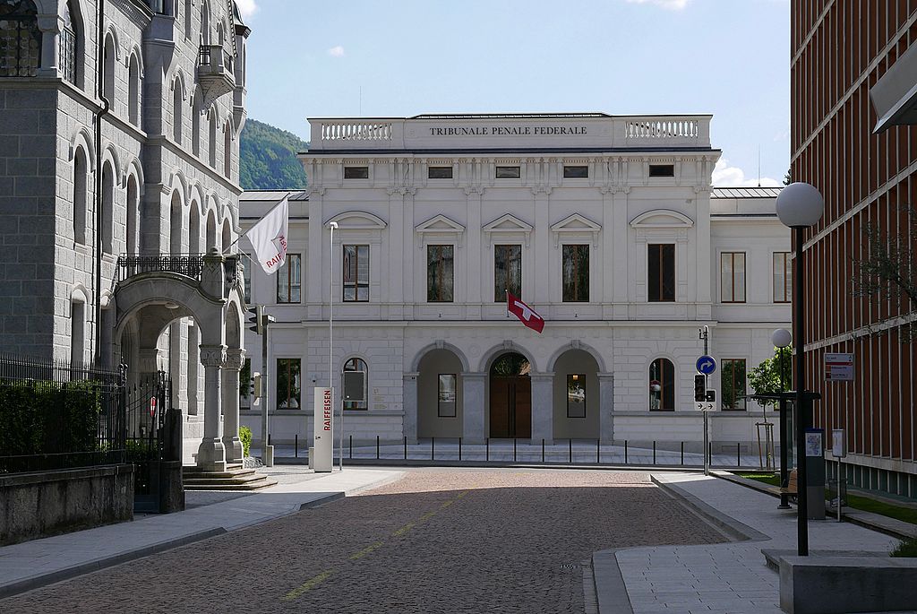 Das Schweizer Bundesstrafgericht (seit 2004 in Bellinzona).